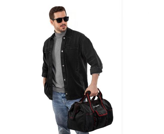 Сумка для инструмента с ремнем Dr. IRON 445x205x275 мм DR1034 – изображение 11