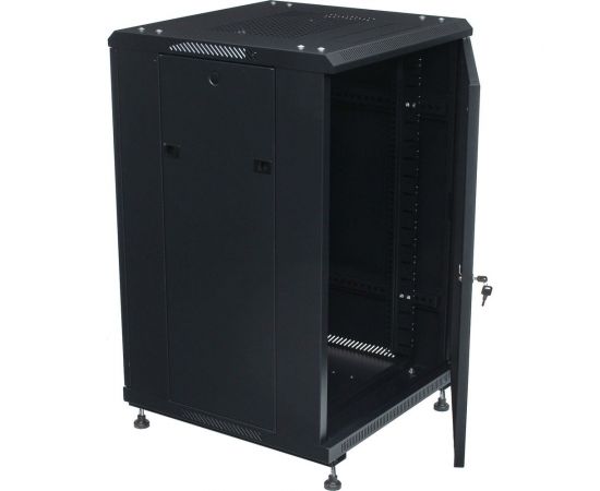 Серверный телекоммуникационный шкаф W&T 18U 600x800 19 дюймов 600x800 черный B186080BWTWOF – изображение 2