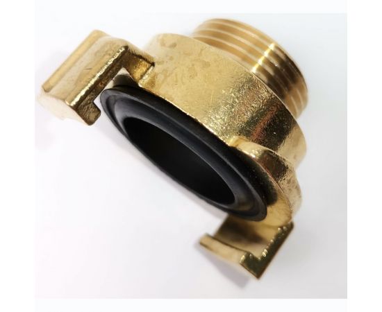 Штуцер латунный НР 3/4" для быстрого соединения напорных рукавов Профитт 1646693 – изображение 2