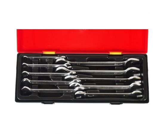 Набор рожковых двухсторонних ключей в кейсе 10 предметов JTC-K6103 – изображение 2