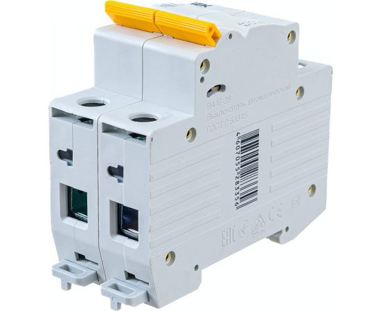 Автоматический выключатель IEK ВА47-29 2п, 1А, ""С"", 4.5кА MVA20-2-001-C – изображение 2