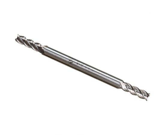 Набор фрез концевых 2-х сторонних по металлу из 6 шт, 4,5,6,8,10,12 мм, Z=4, Р18 CNIC 53666 – изображение 3