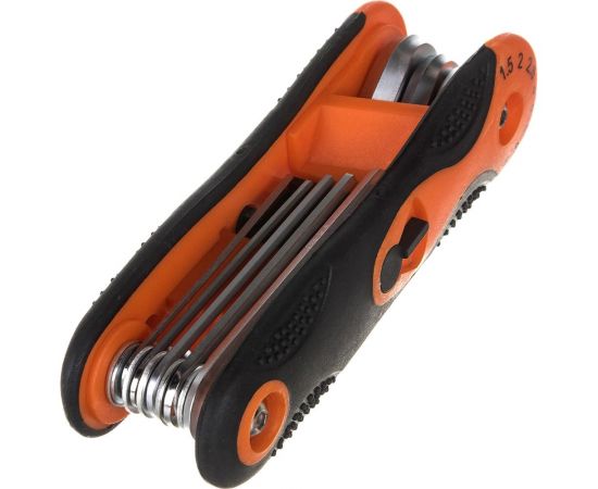 Складной набор шестигранных ключей МастерАлмаз L - 8 шт, 1,5 — 8 мм 10501042 – изображение 3