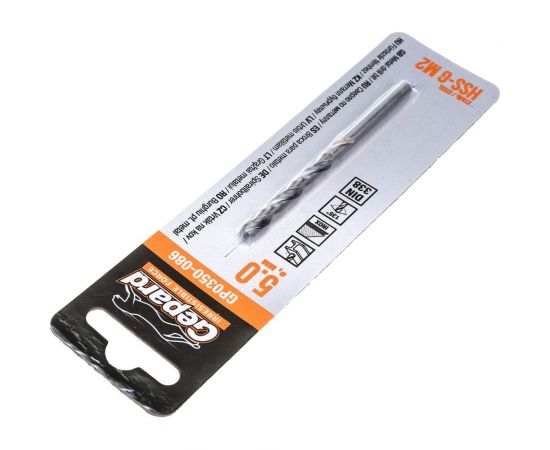 Сверло по металлу спиральное 5.0х52х86 мм, HSS-G GP0350-086 – изображение 3