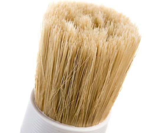 Круглая кисть Петрович натуральная щетина, деревянная ручка, диаметр 50 мм 4100000178 – изображение 3