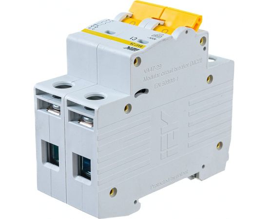 Автоматический выключатель IEK ВА47-29 2п, 1А, ""С"", 4.5кА MVA20-2-001-C – изображение 3