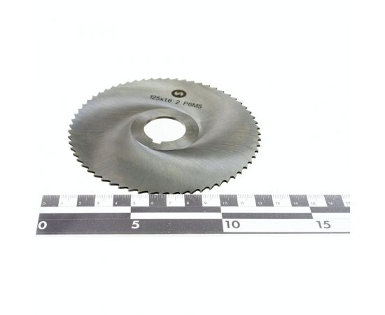 Фреза отрезная (125х1.6х27 мм; Р6М5; т2; Z=64; 4341 DIN 1837) ИНСТУЛС 00001477501 – изображение 4