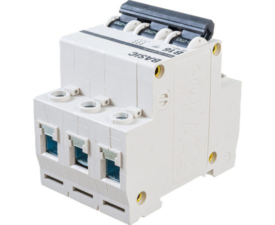 Автоматический выключатель EKF 3P 16А 4,5кА ВА 47-29 Basic SQ mcb4729-3-16-B – изображение 4