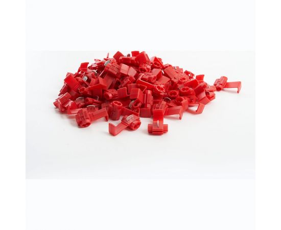 Прокалывающий ответвительный зажим STEKKER LD502-15 ЗПО-1 - 1,5 мм, красный упаковка 100 шт 39348 – изображение 4