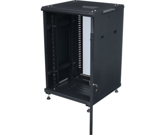 Серверный телекоммуникационный шкаф W&T 18U 600x800 19 дюймов 600x800 черный B186080BWTWOF – изображение 4