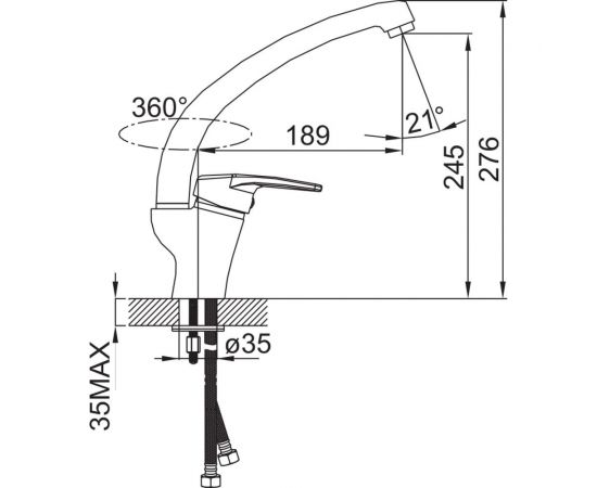 Смеситель для раковины IDDIS Sicily CD56101C – изображение 8