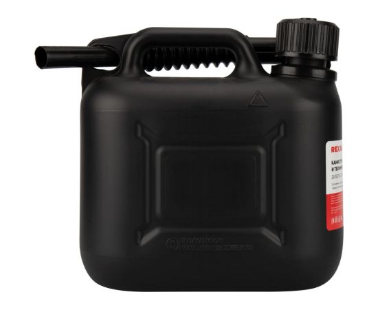 Канистра пластиковая 5 л для бензина и ГСМ черная сертифицирована REXANT 80-0207 – изображение 8