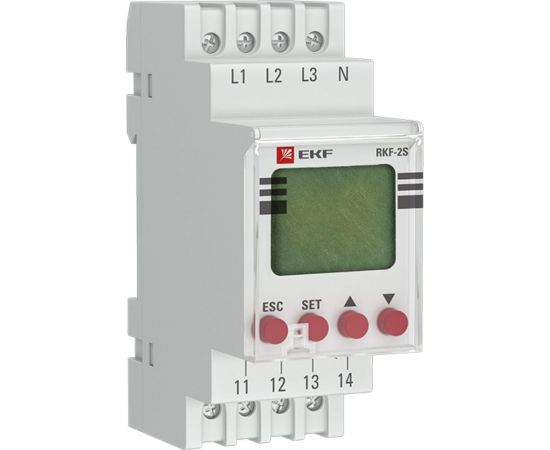 Реле контроля фаз с LCD дисплеем EKF RKF-2S PROxima rkf-2s 