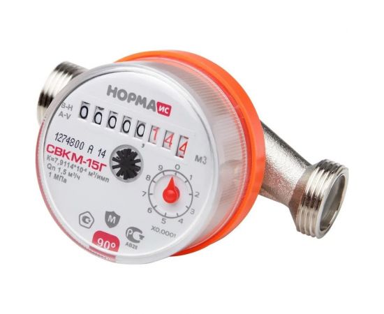 Счетчик воды Норма ИС СВКМ-15Г 110 мм 100001 