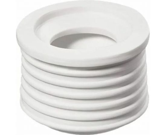 Переходная манжета Профитт d 25x40 сантехническая, канализационная, трехлепестковая, белая 2227503 
