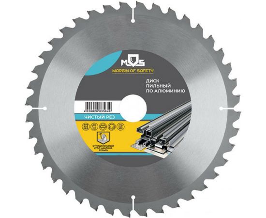 Диск пильный для циркулярных пил по алюминию и пластику (255x32 мм; 100 зубьев; кольцо 32/30 мм) MOS 37800М 
