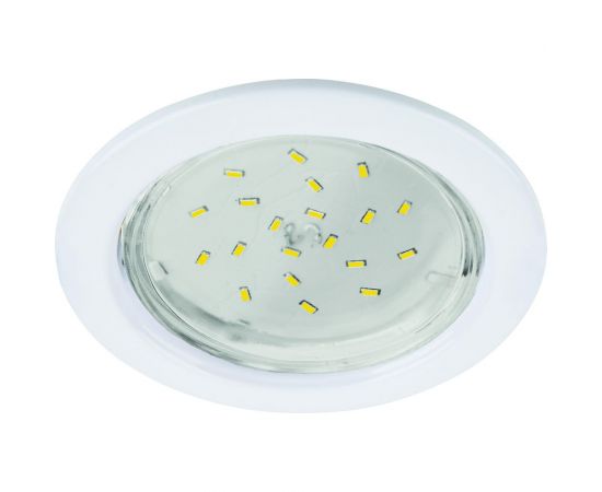 Встраиваемый светильник Ecola GX53 H4-GL без рефлектора, глубокий, белый 48x106 FW53GLECB 