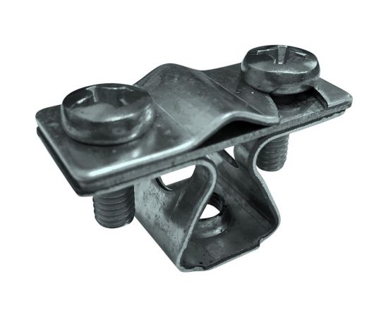 Держатель круглого проводника EZETEK 8-10мм, оцинковка 90021 