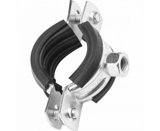 Трубный оцинкованный хомут Зубр с гайкой, 3"" 37850-83-95-1 
