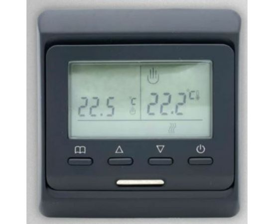 Терморегулятор для тёплого пола ТеплоСофт электронный E51.716 черный 51716/черный 