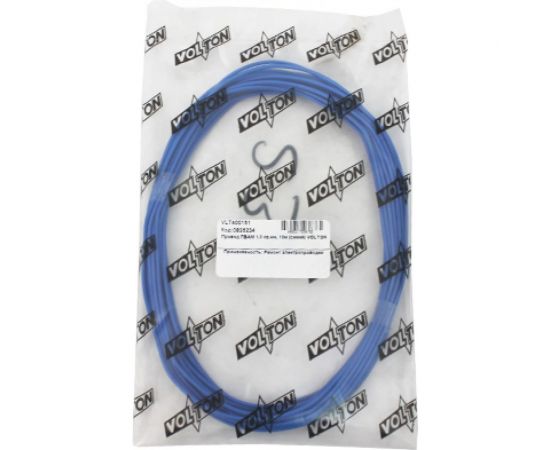 Провод ПВАМ VOLTON 1,0 кв.мм, 10м синий VLT400151 