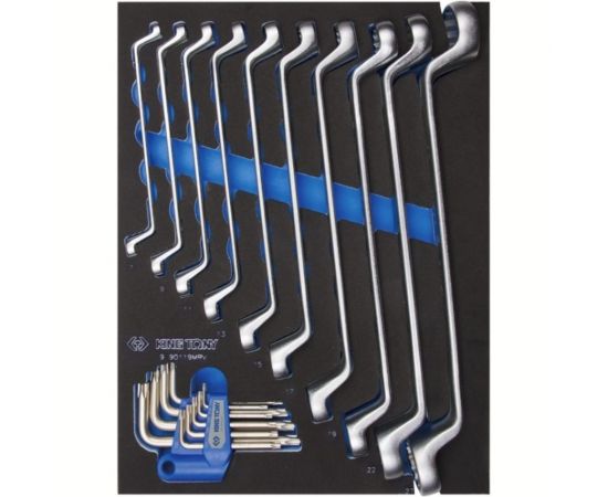 Набор накидных ключей и TORX L-образных, ложемент, 19шт KING TONY 9-90119MRV 