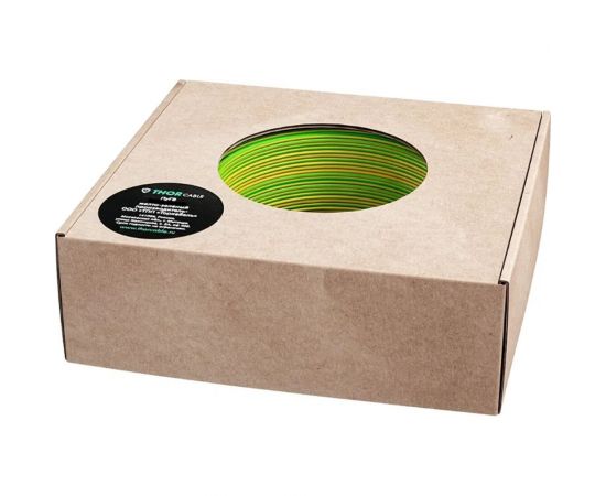 Провод Торкабель ПУГВ 4,0 ж/зеленый 50м в коробке 0712179201811 – изображение 2