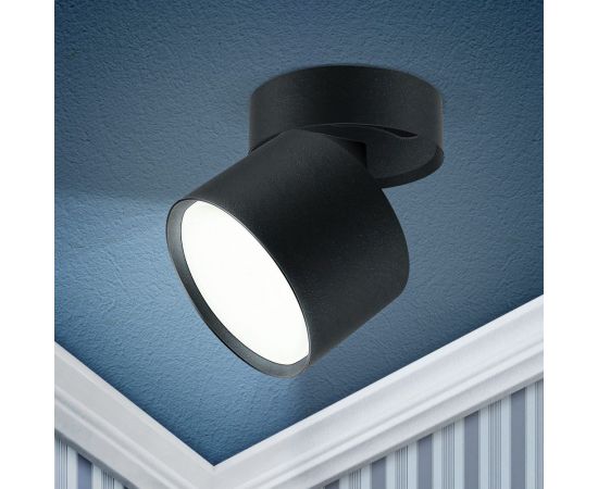 Накладной светильник ЭРА OL12 GX53 SBK подсветка, под лампу Gx53, алюминий, цвет черный 40/960 Б0049034 – изображение 2