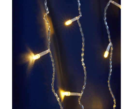 Гирлянда-дождь FERON CL24, 480LED, желтый, статичная, 3х3м+3м, IP20, от сети 230V, 41629 – изображение 2