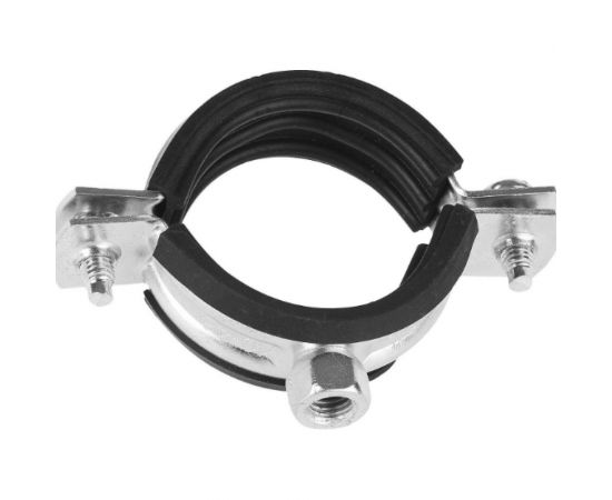 Трубный оцинкованный хомут Зубр с гайкой, 3"" 37850-83-95-1 – изображение 2