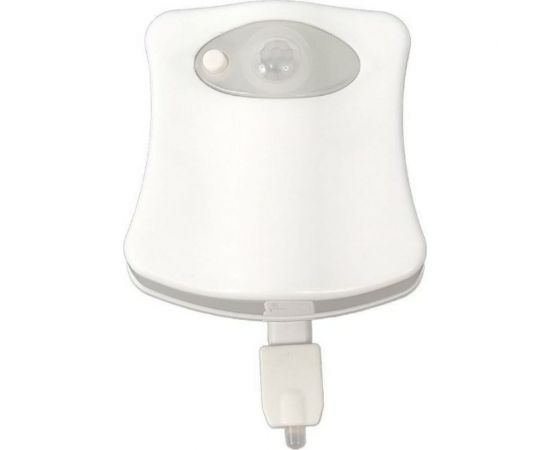 Led-подсветка для унитаза URM с датчиком движения на ааа-батарейках, 8 цветов, пластик, белая D01277 – изображение 2