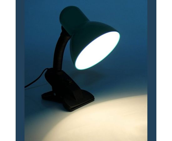 Настольная лампа RISALUX Е27, с выключателем на зажиме 220В зеленая 108В 739282 – изображение 3