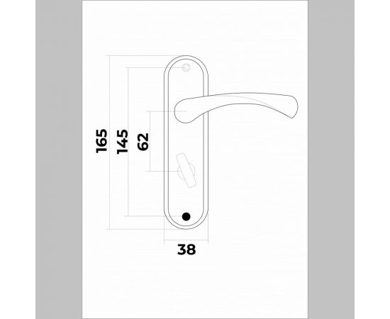 Ручка на планке VETTORE 62.1313 WC AB бронза 20344 – изображение 4