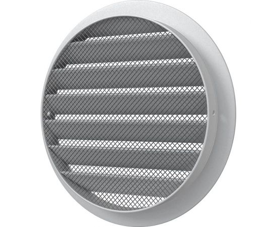 Решетка вентиляционная круглая 12.5РКМ (150 мм; алюминиевая; с фланцем 125 мм) ERA 86-682 – изображение 4