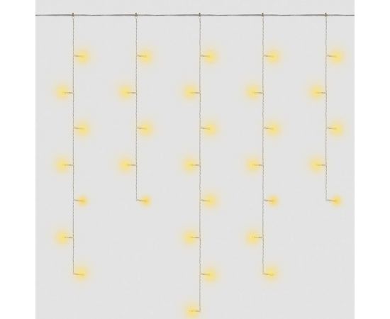Гирлянда-дождь FERON CL24, 480LED, желтый, статичная, 3х3м+3м, IP20, от сети 230V, 41629 – изображение 4