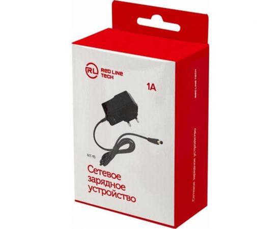 Сетевое зарядное устройство Red Line NT-15, 6В, 1А, 5.5мм, черный УТ000023251 – изображение 4