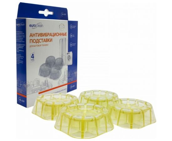 Антивибрационные подставки EURO Clean прозрачные, 4 шт. VA-23T – изображение 4