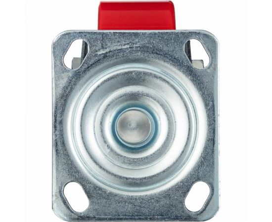 Колесо поворотное (100 мм; игольчатый подшипник; грузоподъемность 200 кг; чугун; полиуретан) СТЕЛЛА-ТЕХНИК N29100CPU – изображение 5