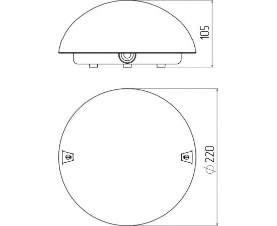 Светильник ЭРА НБП 0660001 Сириус, поликарбонат, IP54, E27, max 60Вт, D220, КРУГ, ПРИЗМА, 5/175 Б0048029 – изображение 5