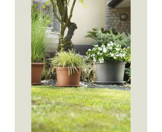 Горшок Teraplast CILINDRO classic диам. 45 см, коричневый 01001045001 – изображение 5