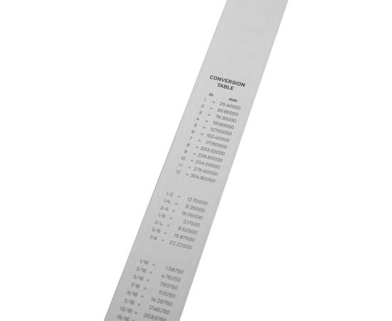 Стальная линейка DELI DL8100Y 1000 мм, нержавеющая сталь 104500 – изображение 6