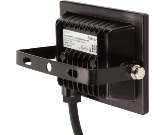 Светодиодный прожектор RITTER серия PROFI 230В 20 Вт 6500К 2000Лм IP65 черный 53406 2 – изображение 7