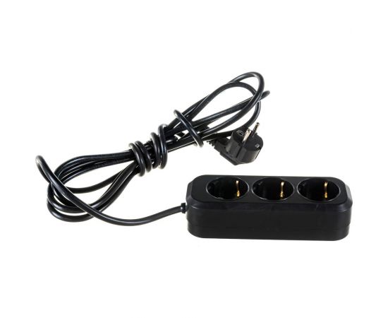 Бытовой удлинитель Gigant с заземлением ПВС 3x0,75 3500Вт 3 гнезда 3м 80083 