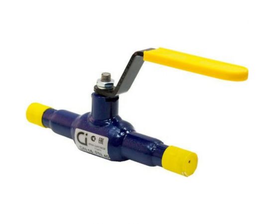 Шаровой кран Ci аналог 11с67п под приварку Ду20 Ру40 с рукояткой D160-01495 