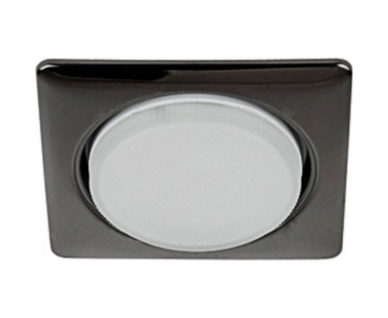 Светильник ЭРА под лампу Gx53 квадратный, 220V, 13W, черный металл KL71 BK 1 к Б0048957 