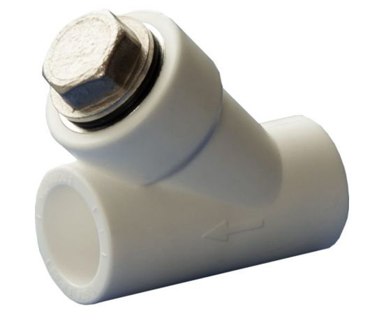 Фильтр Политэк соединение муфта-муфта ПП d=20 9100302012 