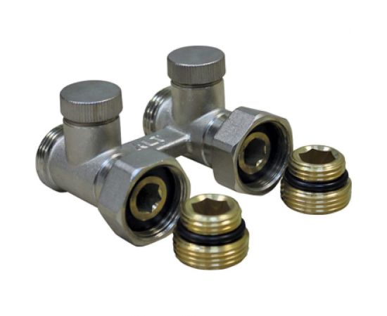 Двойной узел для нижнего подключения радиатора ALTSTREAM ALT-T прямой 1/2х3/4 024060101 