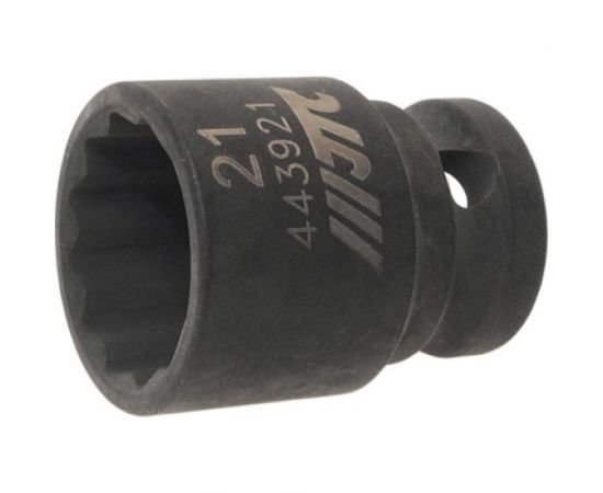 Головка торцевая ударная 12-гранная 1/2""x21 мм, длина 38 мм JTC-443921 