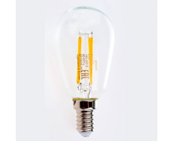 Лампа Gauss Basic Filament, ST45, 4,5W, 470lm, 2700К, Е14, LED 1141115 
