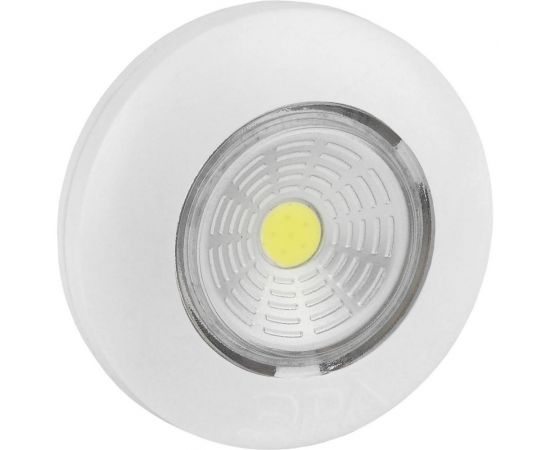 Фонарь-пушлайт ЭРА SB-501 NEW Аврора COB, 3xAAA, белый, 1шт в коробке Б0031040 